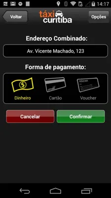 Taxi Curitiba android App screenshot 9