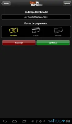 Taxi Curitiba android App screenshot 1